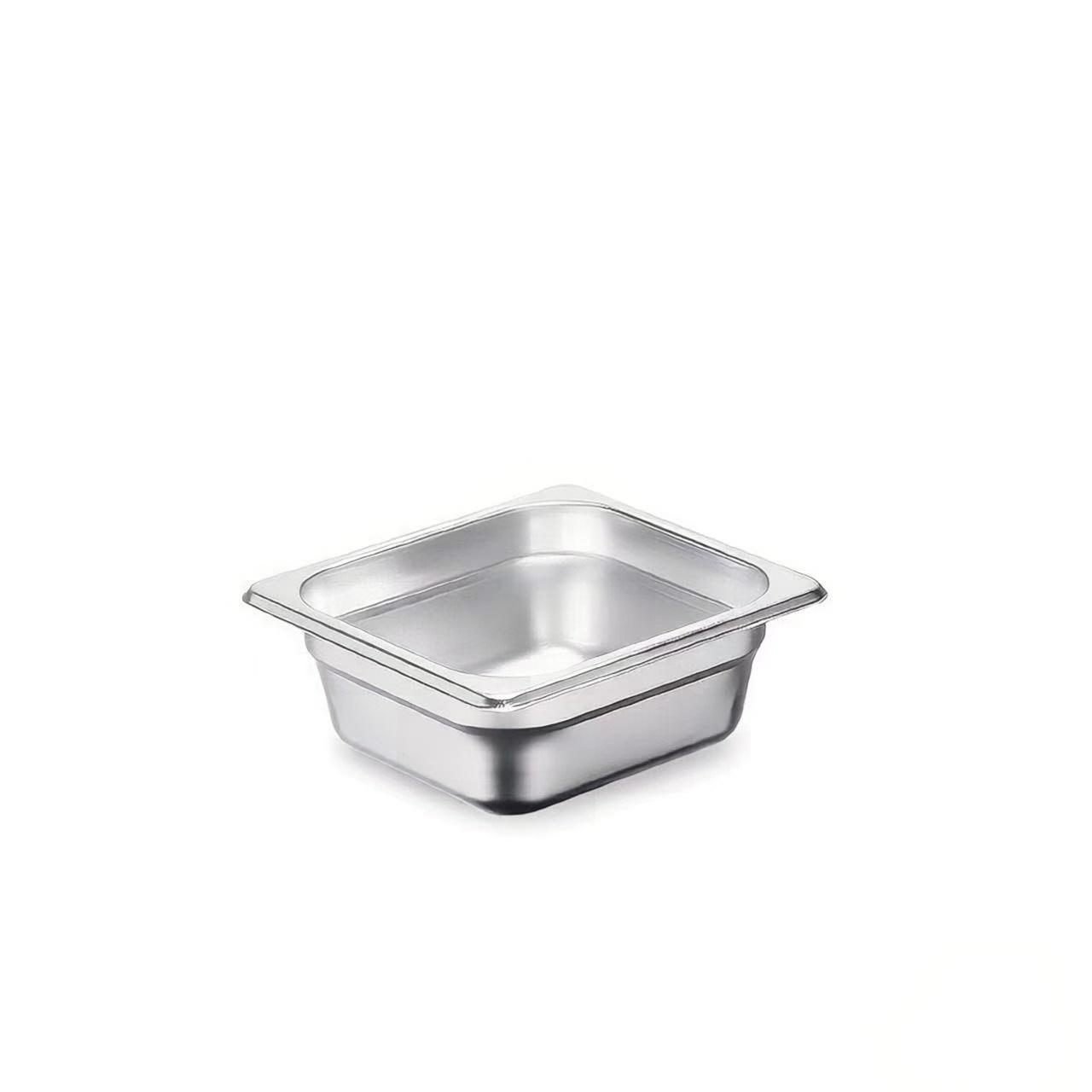1/6 Stainless Steel Gastronorm Pan 6.5 cm deep