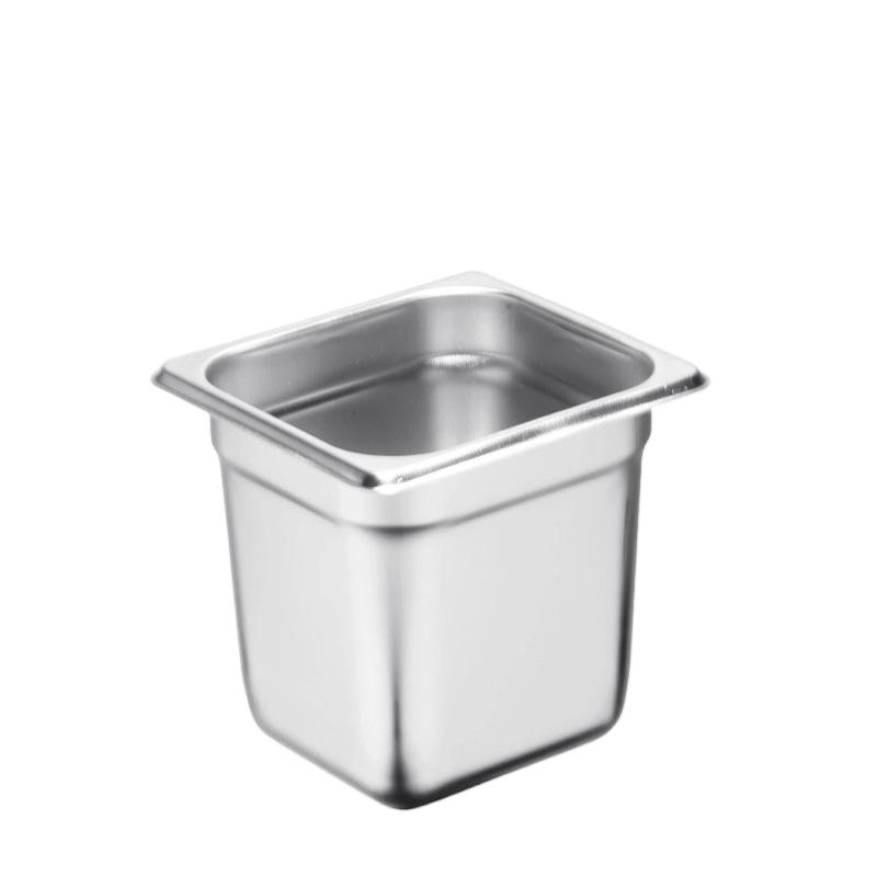 1/6 Stainless Steel Gastronorm Pan 20 cm deep