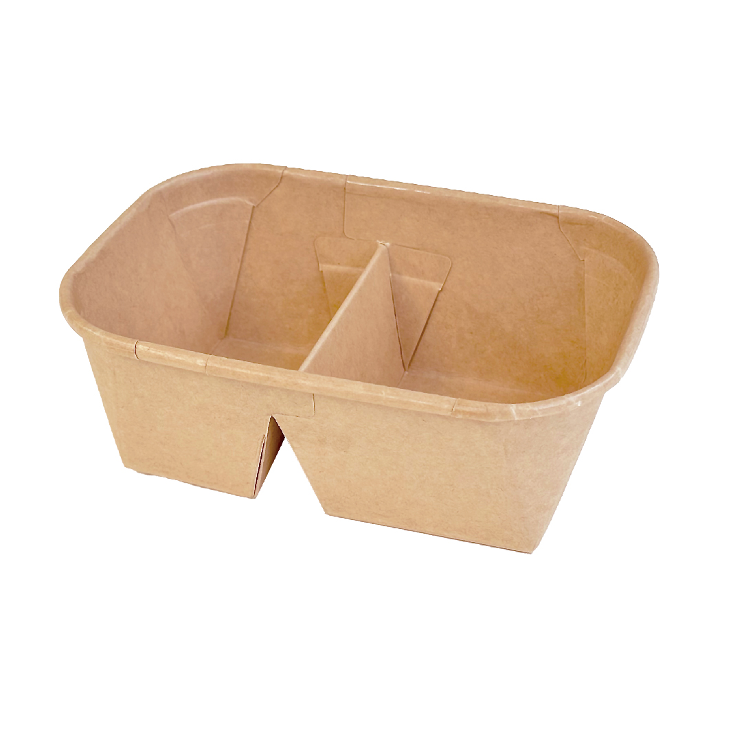 Double Compartment Square Bowl 197