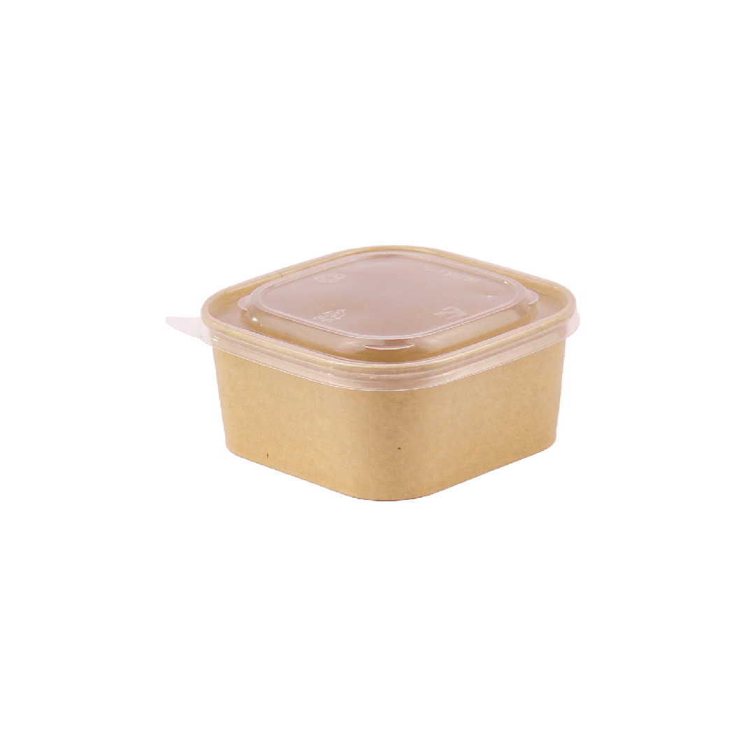 130mm Diameter PP Square Bowl Lid