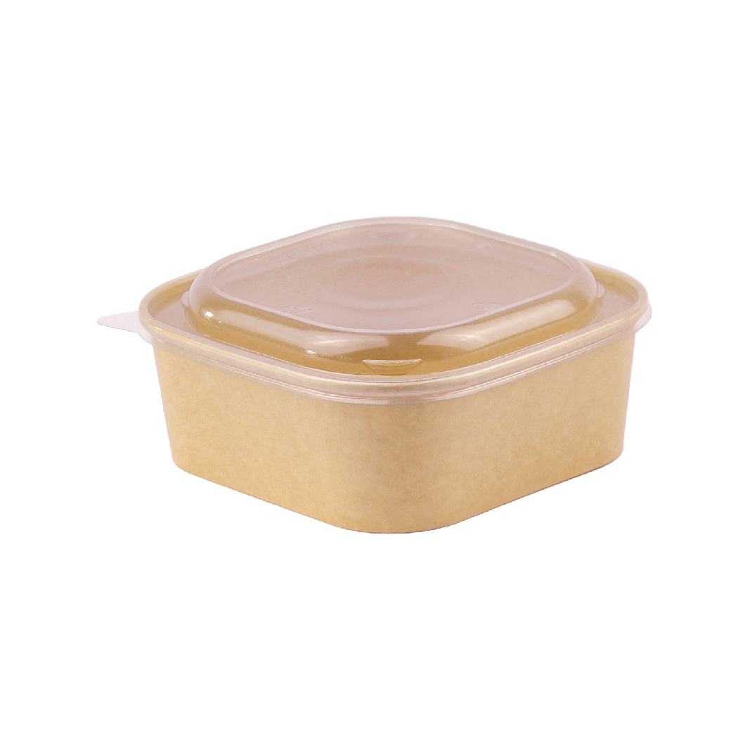 175mm Diameter PET Square Bowl Lid