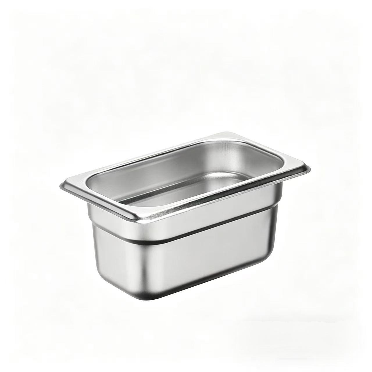1/9 Stainless Steel Gastronorm Pan 10 cm deep