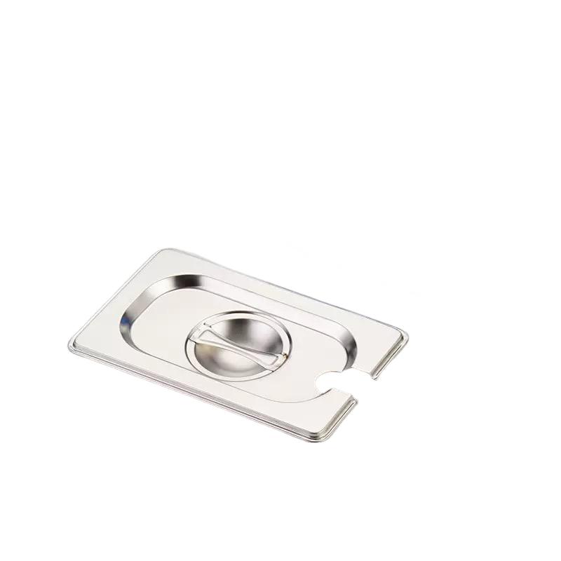 1/9 Stainless Steel Gastronorm Pan Open Lid