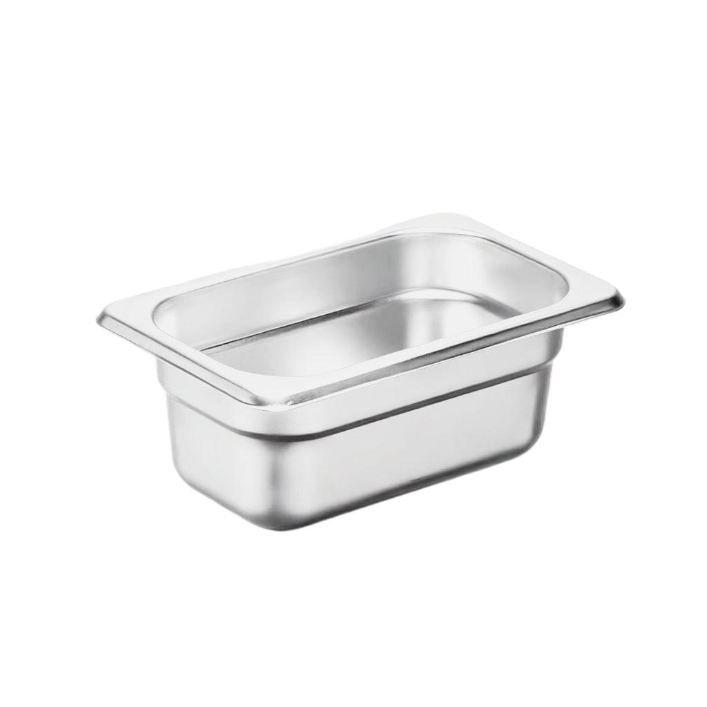 1/9 Stainless Steel Gastronorm Pan 6.5 cm deep