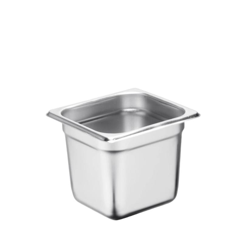 1/6 Stainless Steel Gastronorm Pan 15 cm deep