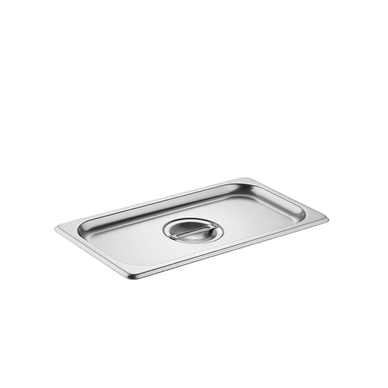 1/3 Stainless Steel Gastronorm Pan Lid