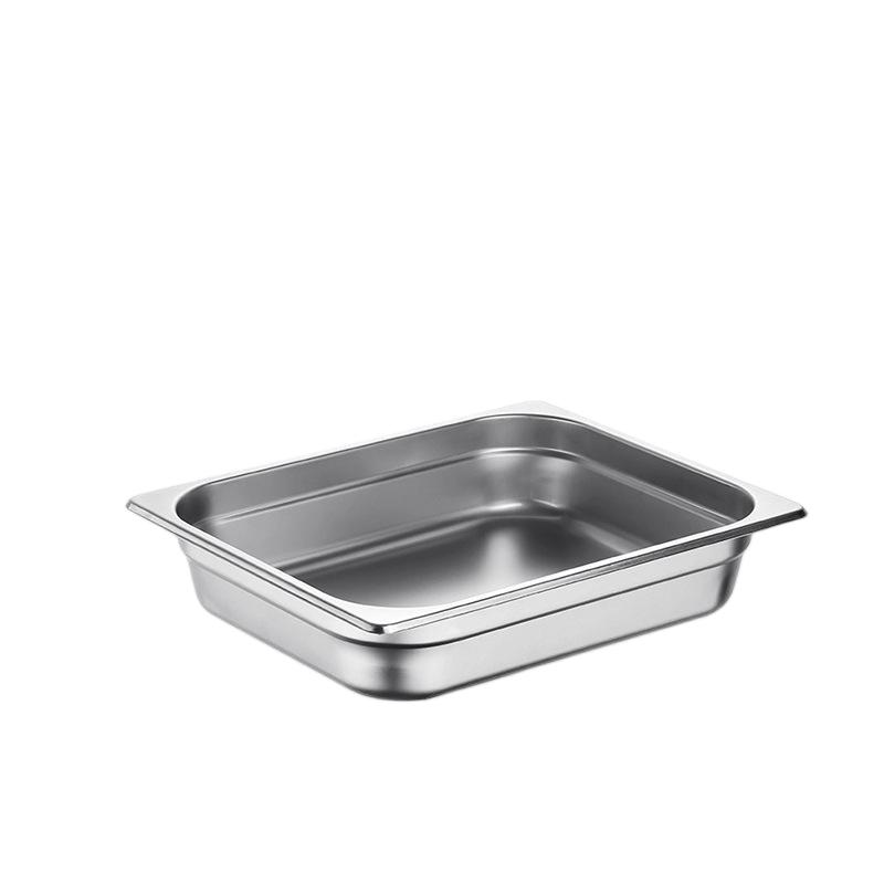 1/2 Stainless Steel Gastronorm Pan 6.5 cm deep